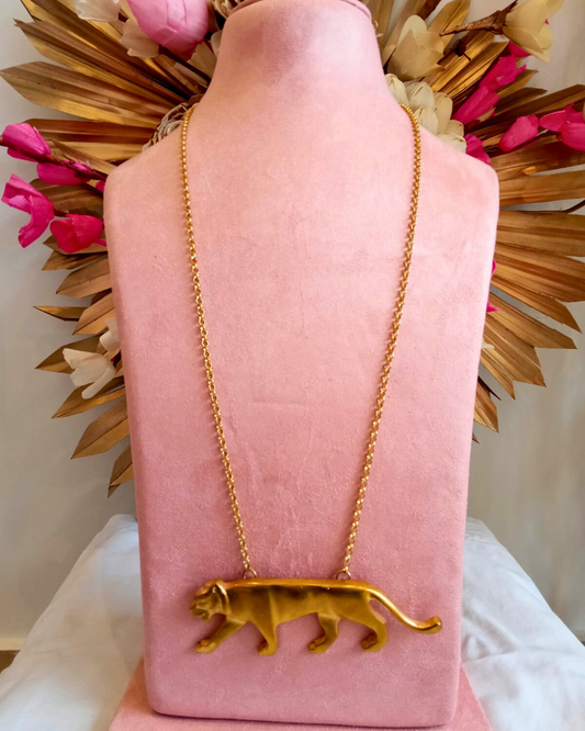 Baghini – Fierce Grace Panther Necklace