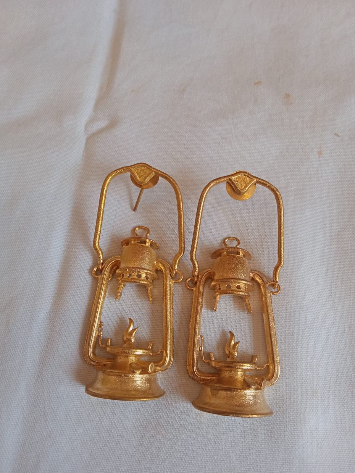 Jyoti Set – Brass Lantern Necklace & Earrings