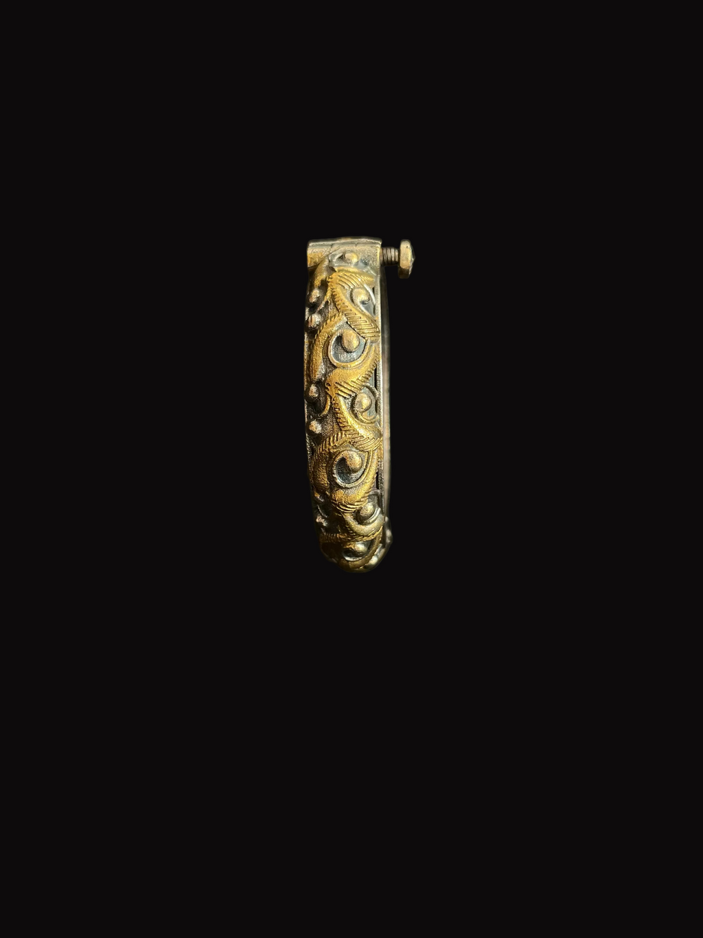 Mixed Metal Kada Bangle